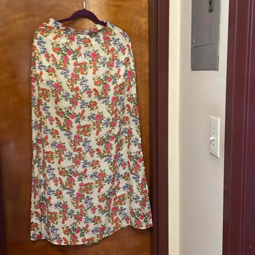 Long Floral Skirt